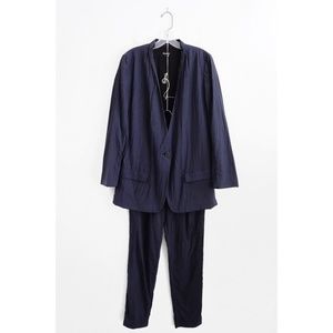 Steven Alan Navy Blazer and Pant Set